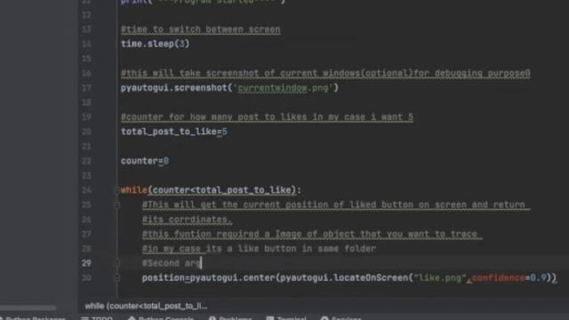 Automating Instagram Post's Likes Using Python смотреть онлайн