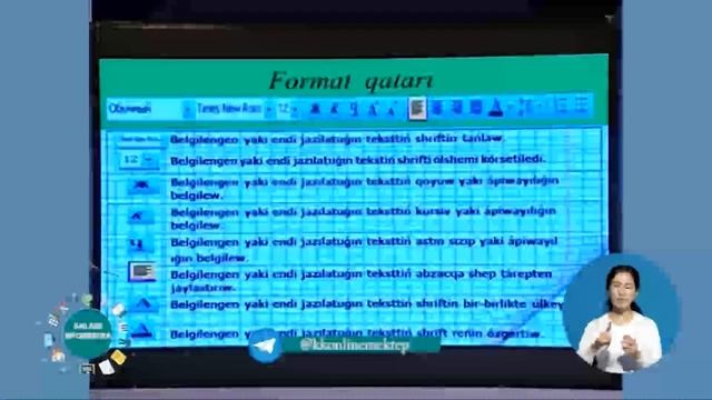 6 klass Informatika Wordta tekst jajıw qaǵiydaları смотреть онлайн