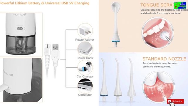 Portable Dental Water USB Rechargeable Water Flosser смотреть онлайн