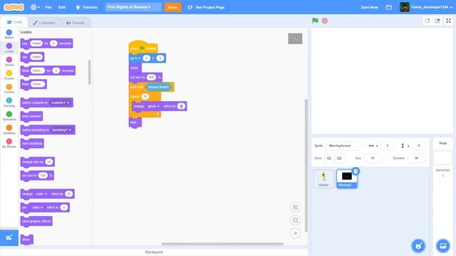 How to make a FNAF game on scratch! смотреть онлайн