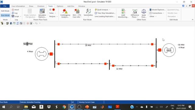 Power world simulator to demonstrate the use of phase shifting transformer смотреть онлайн