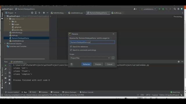 Python Tutorial 3 : Datatypes in Python with Example смотреть онлайн
