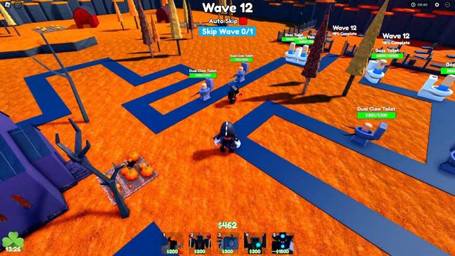 Toilet Tower Defense Halloween Update Is Easy смотреть онлайн