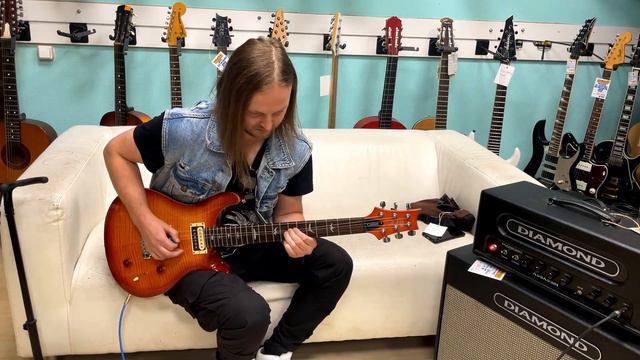 PRS SE CUSTOM 22 VINTAGE SUNBURST смотреть онлайн