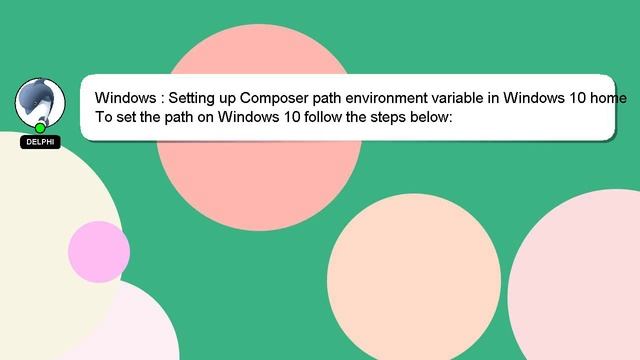 Windows : Setting up Composer path environment variable in Windows 10 home смотреть онлайн
