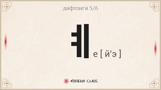Корейский алфавит. Гласные буквы. Дифтонги часть 1. смотреть онлайн