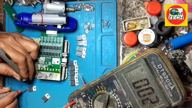 How To Repairing BMS Circuit 7s 20a