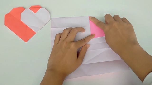 EASY ORIGAMI DOUBLE HEART - Valentine's Day - Bella Creative смотреть онлайн
