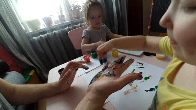 Рисуем пальчиками смотреть онлайн