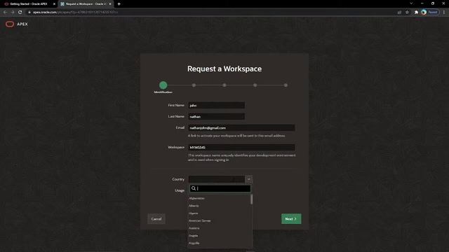 How To Create Free Workspace in Oracle APEX смотреть онлайн