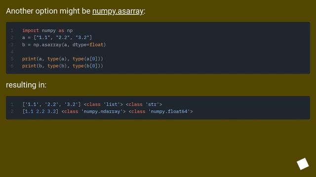 How to convert an array of strings to an array of floats in numpy? смотреть онлайн
