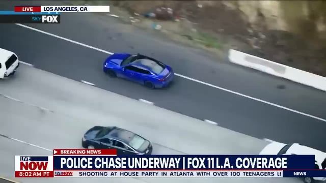 Crazy Police Chase Disrupts Monday Morning Commute In LA  | LiveNOW From FOX