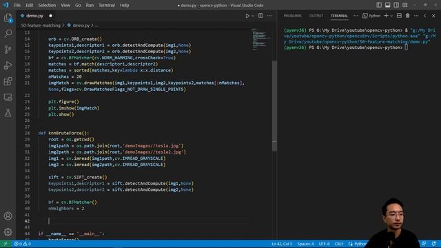 OpenCV Python Feature Matching смотреть онлайн