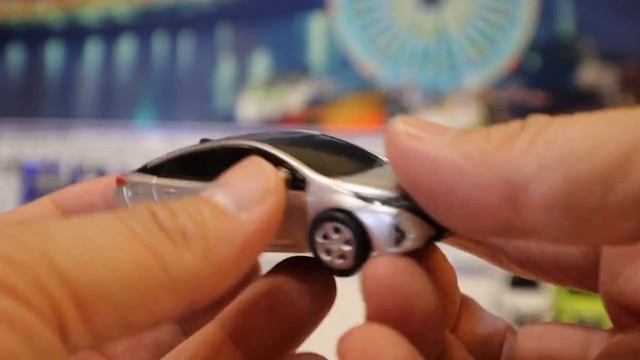 अनबॉक्सिंग जापानी पुल टॉय कार टोयोटा प्रियस PHV【खिलौना कार】03449+IN