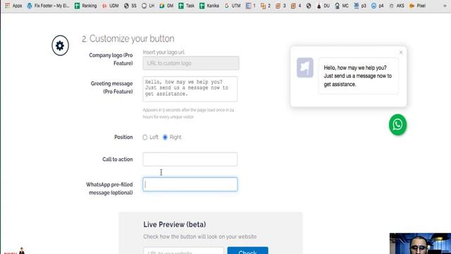 Whatsapp & Messenger Chat Button For Wordpress Website - Advance Wordpress | Video #67 смотреть онлайн