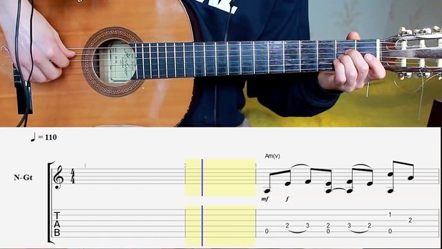 Libertango. Guitar. Notes. Tabs. Chords. смотреть онлайн