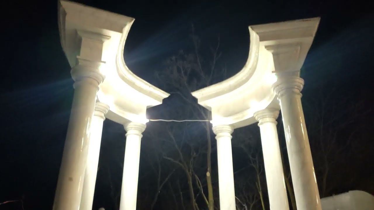 Евпатория 2024. Ночная красота, набережная Терешковой и сквер Караева впервые зажгли ночные огни!!! смотреть онлайн