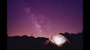 Шум ветра ночью в палатке! 2 часа. Как быстро заснуть.