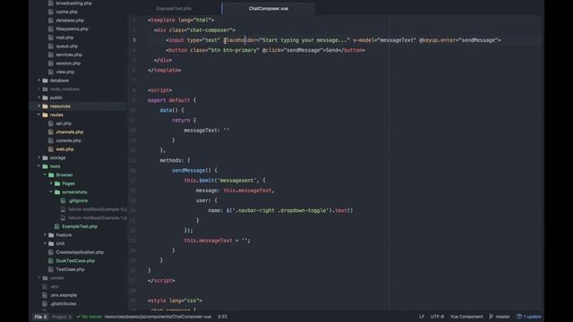 Building Realtime Chat with Laravel 5.4 and VueJS: Part 5 (Laravel Dusk) смотреть онлайн