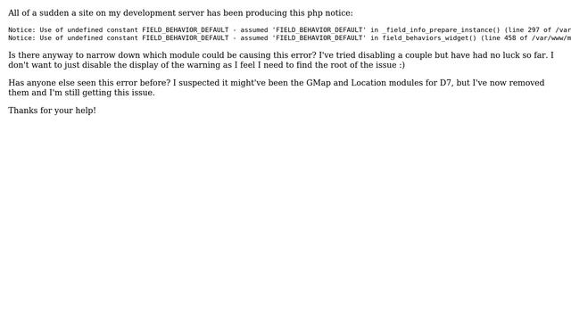 Drupal: Narrow down which module is causing a PHP warning (2 Solutions!!) смотреть онлайн
