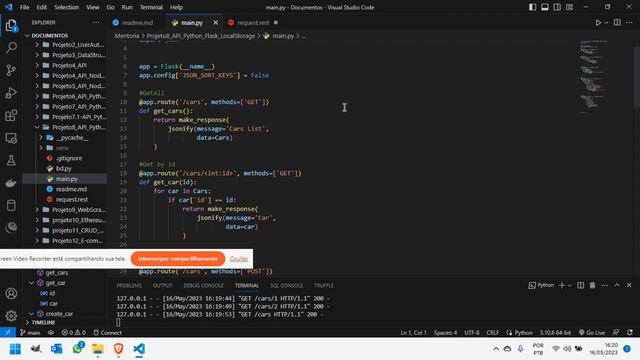 CRUD Python using Flask Framework and a Local Storage as database смотреть онлайн