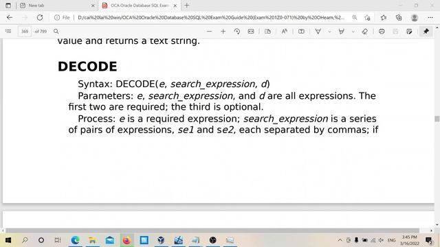 Tóm tắt chương 6 , OCA Oracle Database SQL Exam Guide Exam 1Z0-071 смотреть онлайн
