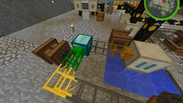 Автоматическая переработка руды с помощью BuildCraft 1.7.10 смотреть онлайн
