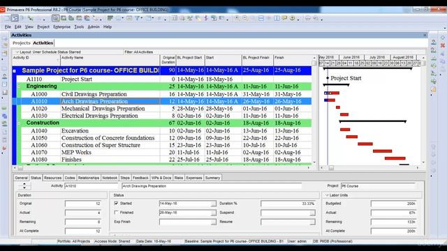 How to Update Progress in Primavera P6 смотреть онлайн