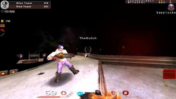 Quake Live - Team Avolition vs. Notch with Mojang (1/2)