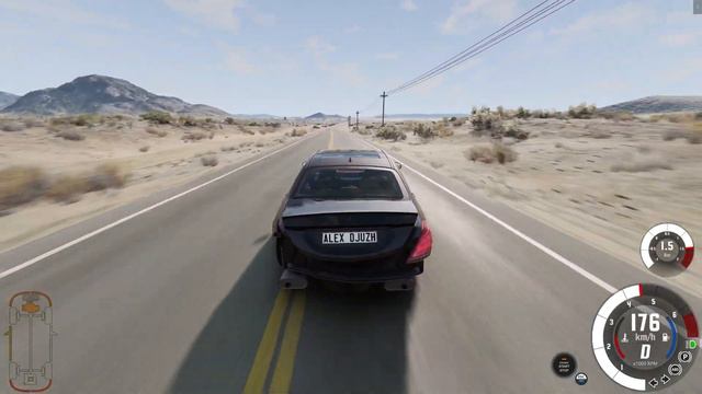 BeamNG.drive - Mercedes-Benz S-Class Brabus 850 (W222) 2013 - Car Show Test Drive Crash .