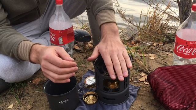Обзор туристической спиртовой горелки alocs alcohol stove. Спиртовой примус,. Щепочница. смотреть онлайн