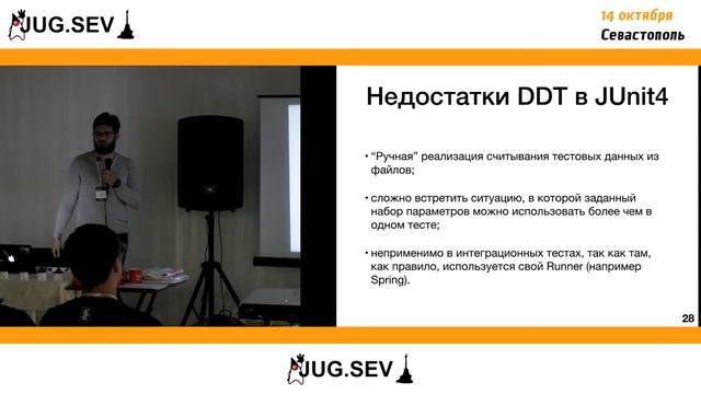 Лев Хрущев — Data driven testing with JUnit смотреть онлайн