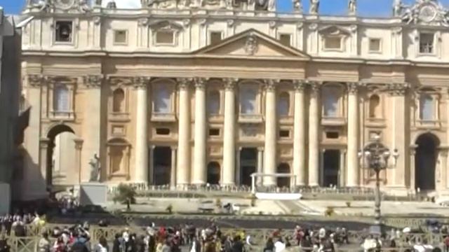 Rome, Vatican. Saint Peter's Square and Basilica смотреть онлайн