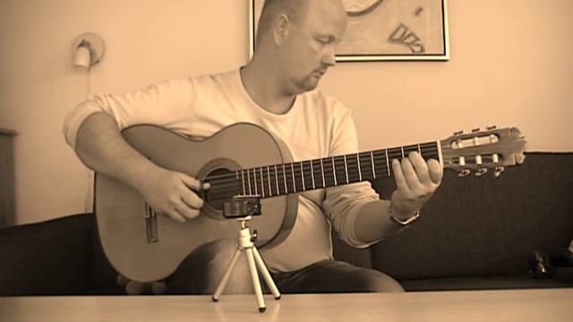 While my guitar gently weeeps - The Beatles | fingerstyle guitar (with tabs) смотреть онлайн