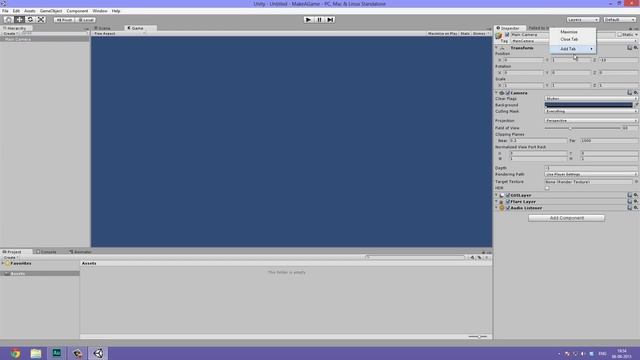 1. MAKE a GAME Basics (Unity) смотреть онлайн