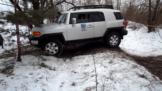Слабонервным не смотреть/ В тест драйве такого не увидишь/ Toyota FJ Cruiser!