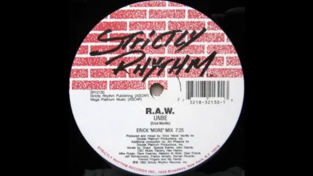 R.A.W. ● UNBE (Erick "More" Mix) смотреть онлайн