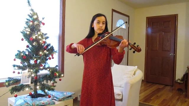 Carol of the Bells played on Violin by Gail смотреть онлайн