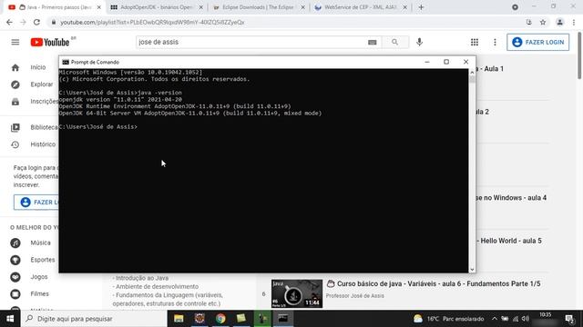 ☕️ Java - Busca automática de CEP consultando um Web Service - Projeto - Parte 1/4 смотреть онлайн