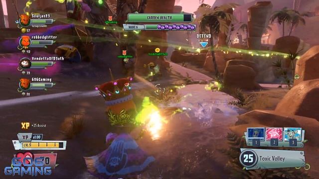 PvZ Garden Warfare 2 DRUID ROSE Garden Ops #378 Hard Mode смотреть онлайн