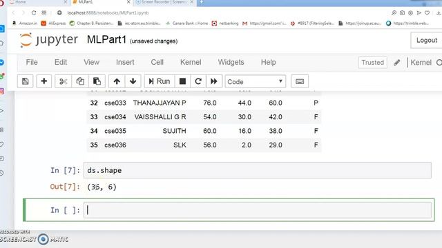 Machine Learning on CSV file using Python on Jupyter platform in Tamil Part - 1 смотреть онлайн