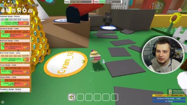 ОТ НУБА ДО ПРО В СИМУЛЯТОР ПЧЕЛОВОДА! Bee Swarm Simulator! смотреть онлайн