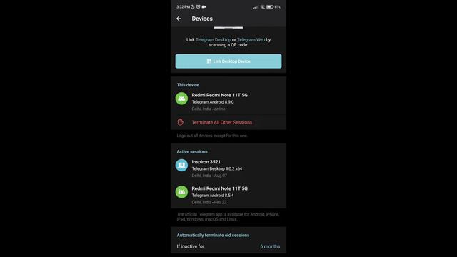 How to Logout Telegram Web From Android App смотреть онлайн