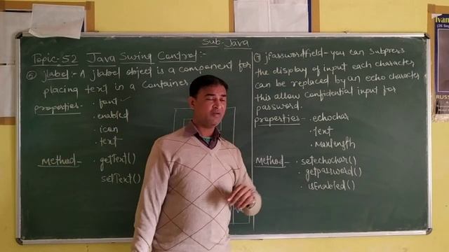 Topic- 52 Java swing control( jlabel, jpasswordfield) смотреть онлайн