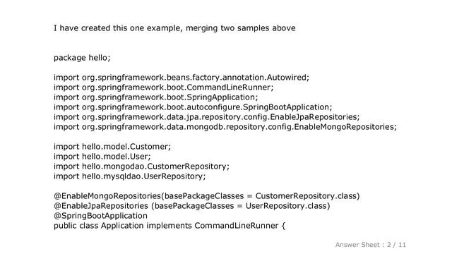 MySQL : Spring Boot connect Mysql and MongoDb смотреть онлайн