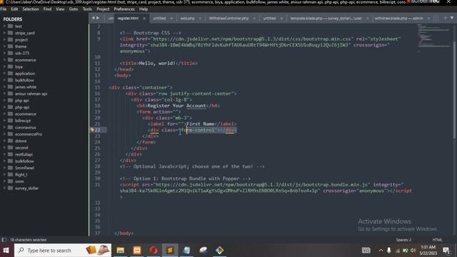 Create responsive register page using bootstrap | Web Design | earn money with web смотреть онлайн