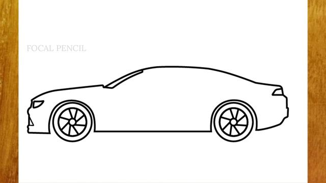 How To Draw Chevrolet camaro | Easy Car Drawing step by step смотреть онлайн