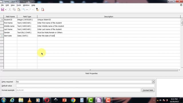 LibreOffice Base tutorial || Create a Database || Create a Table ? смотреть онлайн