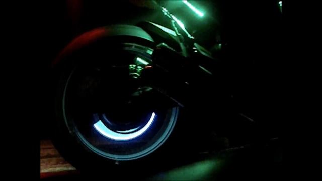 Motorcycle Burnout with LEDs смотреть онлайн