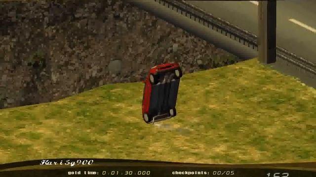 Native Linux Game: ManiaDrive (Slow motion Crashes!) смотреть онлайн
